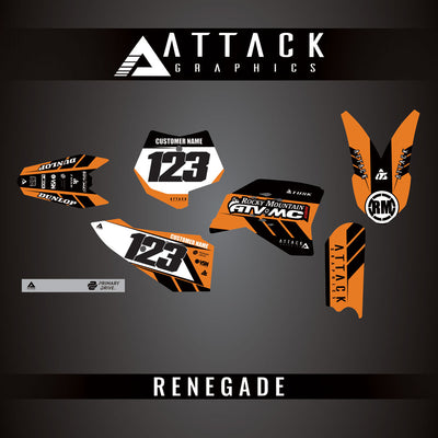 Attack Graphics Custom Renegade Complete Bike Graphics Kit#206979-P