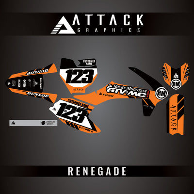 Attack Graphics Custom Renegade Complete Bike Graphics Kit#206979-P