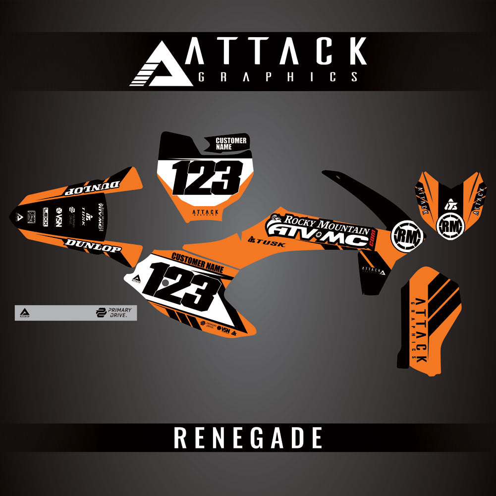 Attack Graphics Custom Renegade Complete Bike Graphics Kit#206979-P