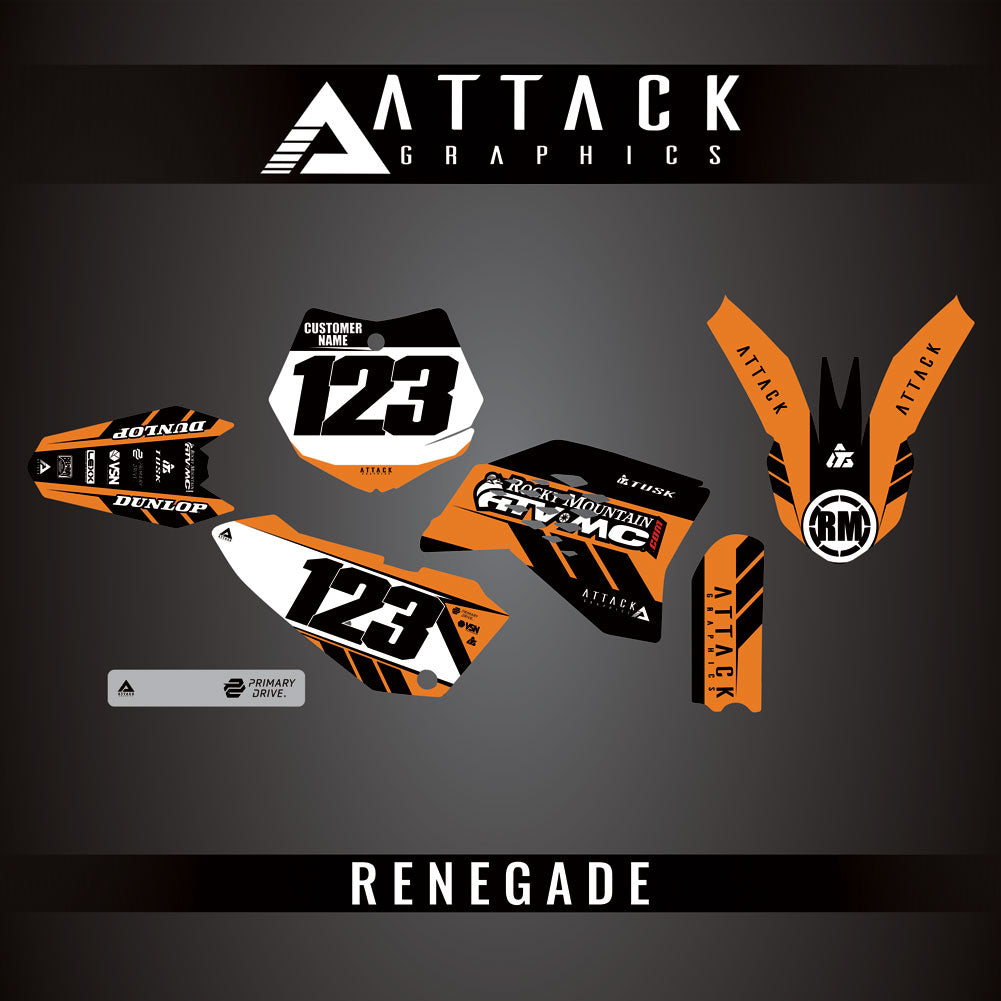 Attack Graphics Custom Renegade Complete Bike Graphics Kit#206979-P