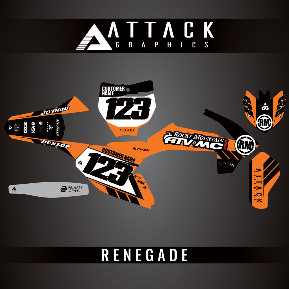 Attack Graphics Custom Renegade Complete Bike Graphics Kit#206979-P