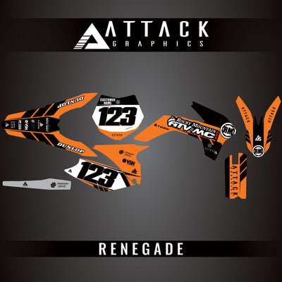 Attack Graphics Custom Renegade Complete Bike Graphics Kit#206979-P