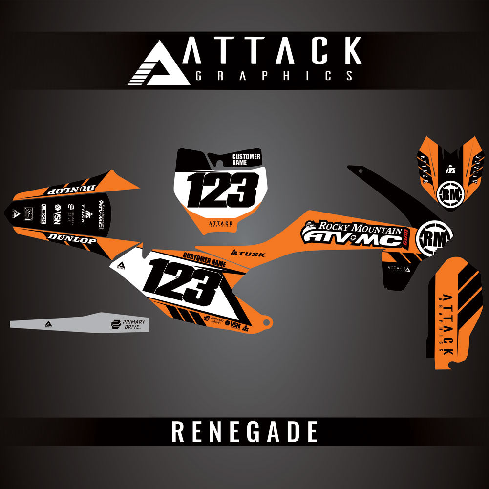 Attack Graphics Custom Renegade Complete Bike Graphics Kit#206979-P