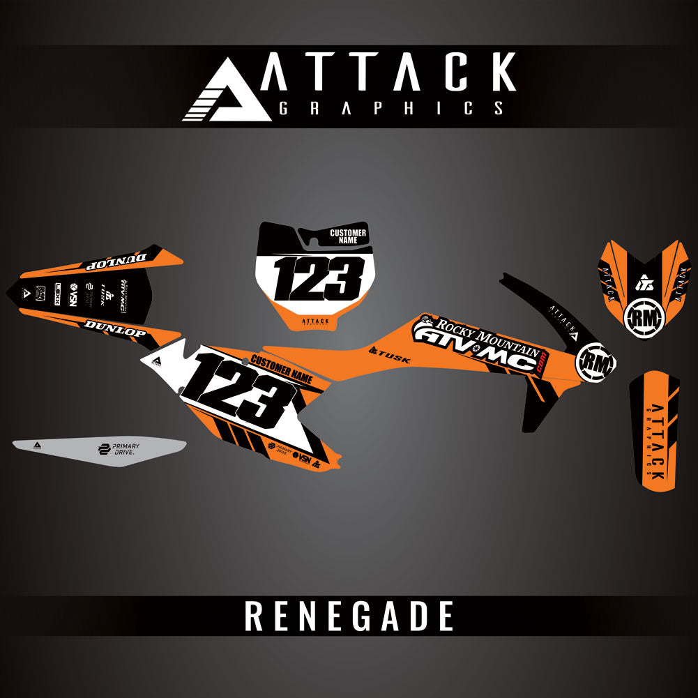 Attack Graphics Custom Renegade Complete Bike Graphics Kit#206979-P