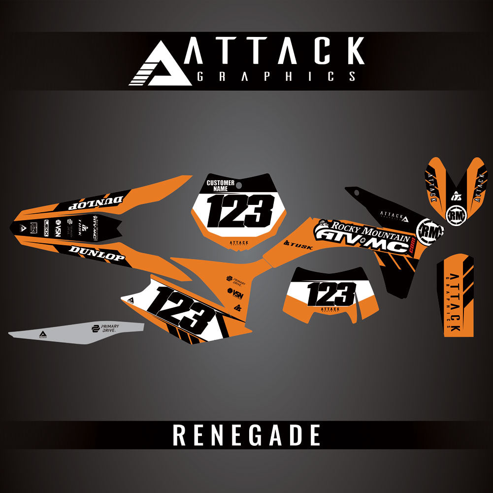 Attack Graphics Custom Renegade Complete Bike Graphics Kit#206979-P