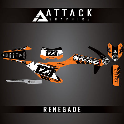 Attack Graphics Custom Renegade Complete Bike Graphics Kit#206979-P