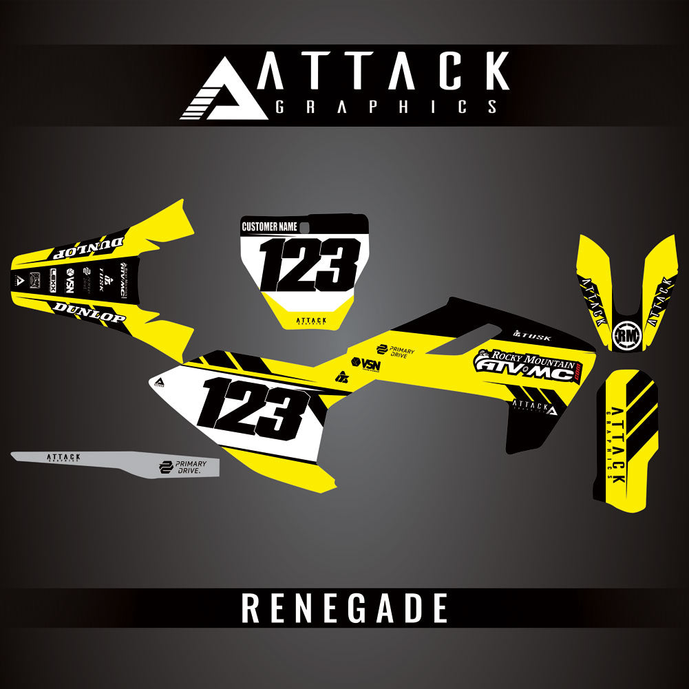 Attack Graphics Custom Renegade Complete Bike Graphics Kit#206979-P