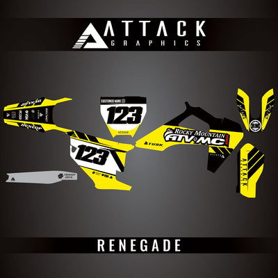 Attack Graphics Custom Renegade Complete Bike Graphics Kit#206979-P