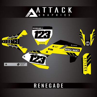 Attack Graphics Custom Renegade Complete Bike Graphics Kit#206979-P