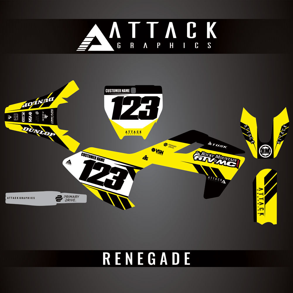 Attack Graphics Custom Renegade Complete Bike Graphics Kit#206979-P