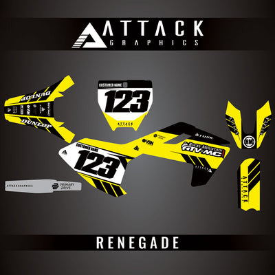 Attack Graphics Custom Renegade Complete Bike Graphics Kit#206979-P