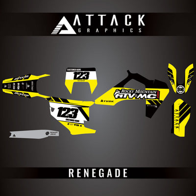 Attack Graphics Custom Renegade Complete Bike Graphics Kit#206979-P