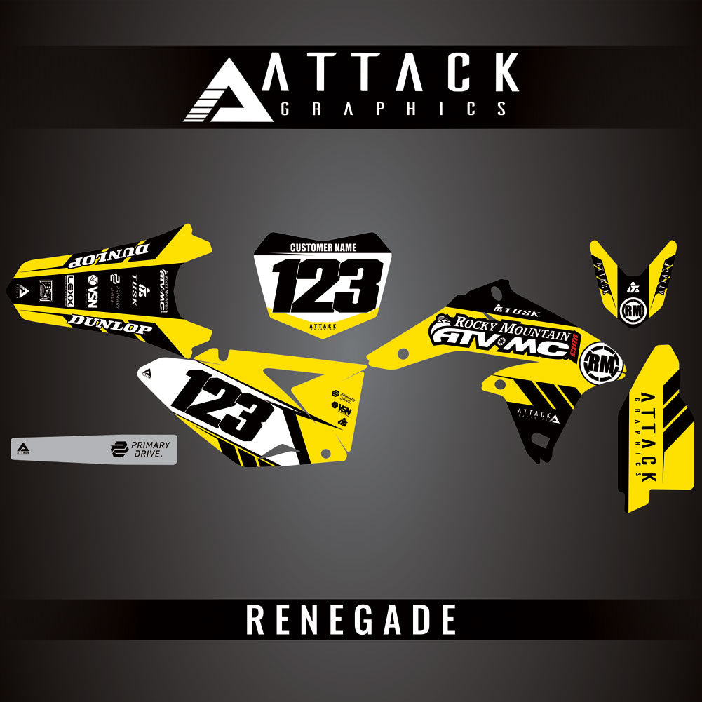 Attack Graphics Custom Renegade Complete Bike Graphics Kit#206979-P