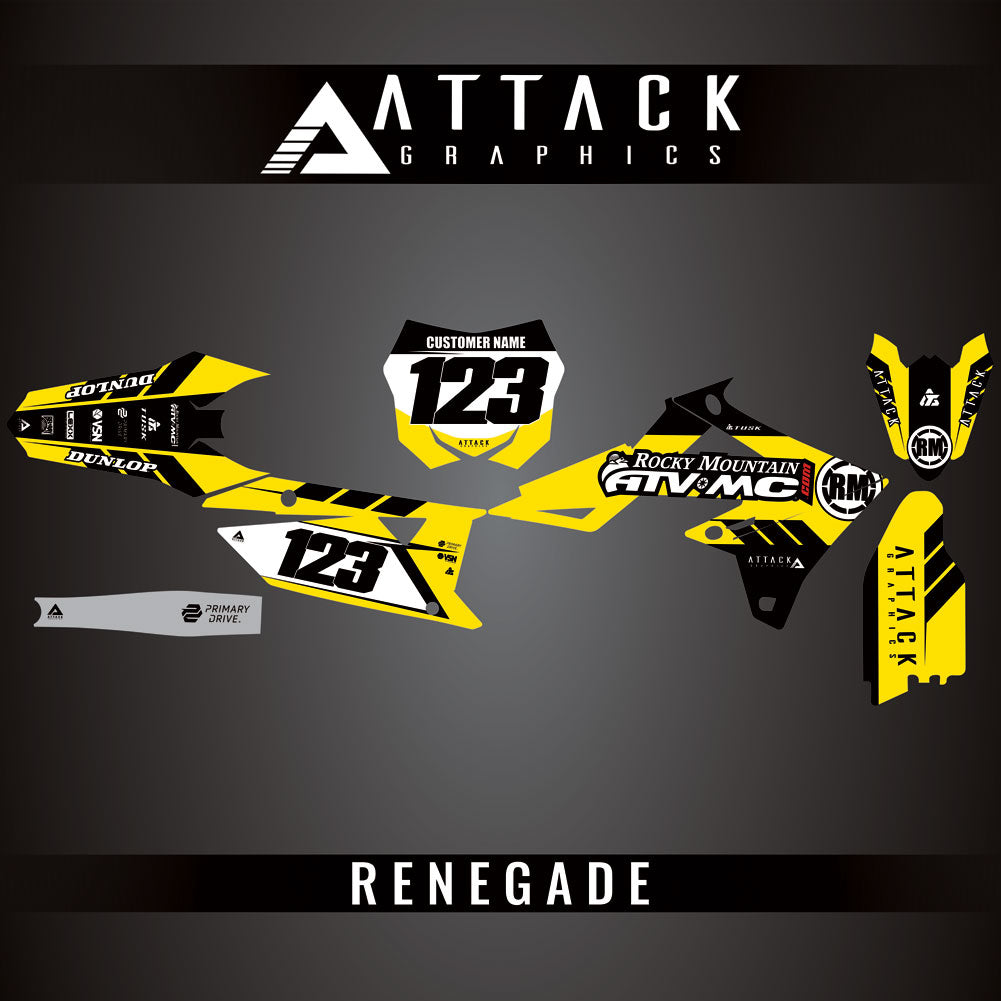 Attack Graphics Custom Renegade Complete Bike Graphics Kit#206979-P