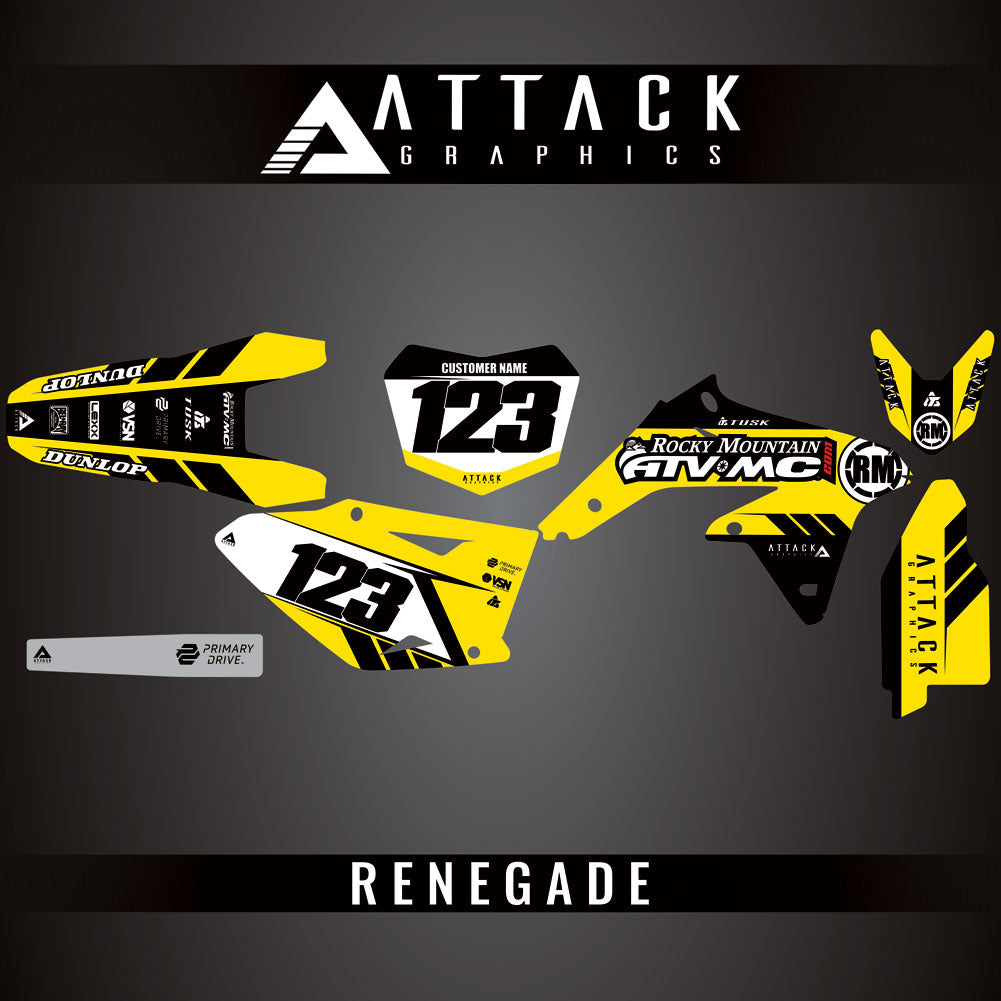 Attack Graphics Custom Renegade Complete Bike Graphics Kit#206979-P