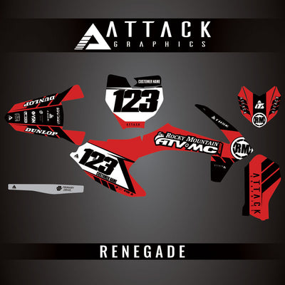 Attack Graphics Custom Renegade Complete Bike Graphics Kit#206979-P