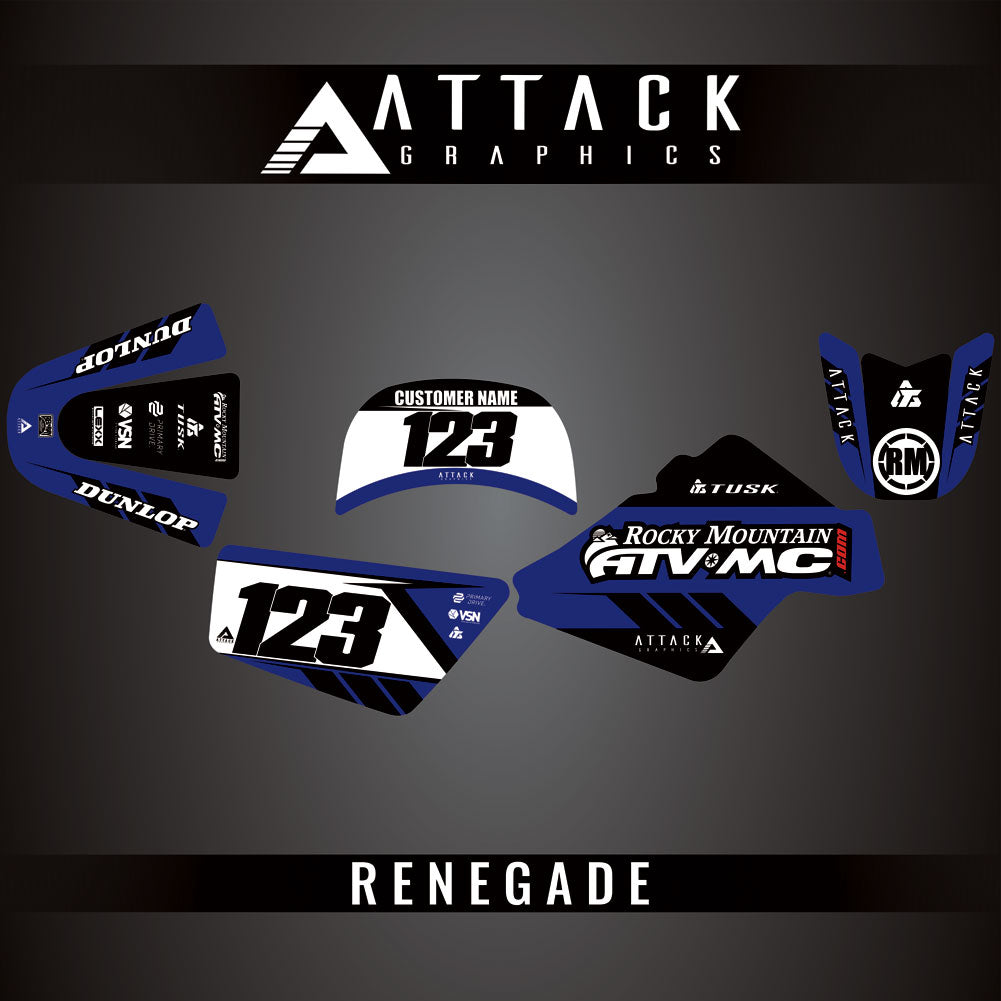 Attack Graphics Custom Renegade Complete Bike Graphics Kit#206979-P