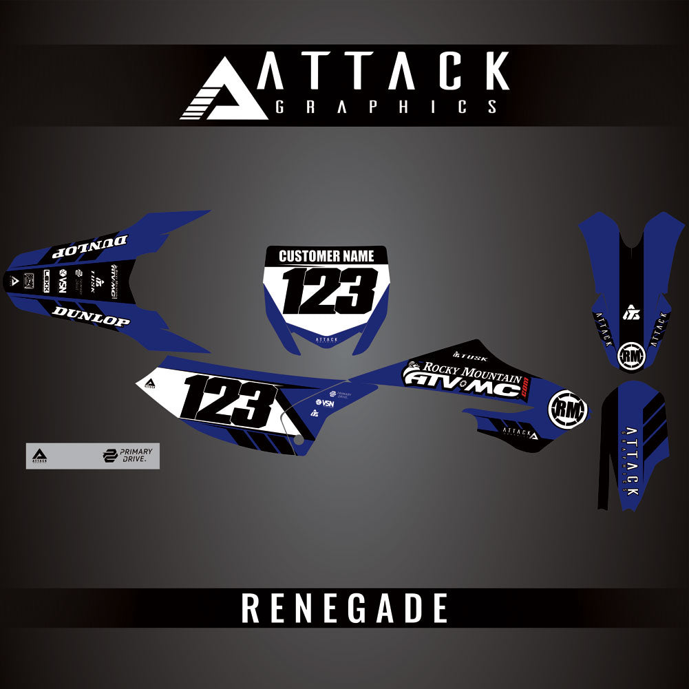 Attack Graphics Custom Renegade Complete Bike Graphics Kit#206979-P