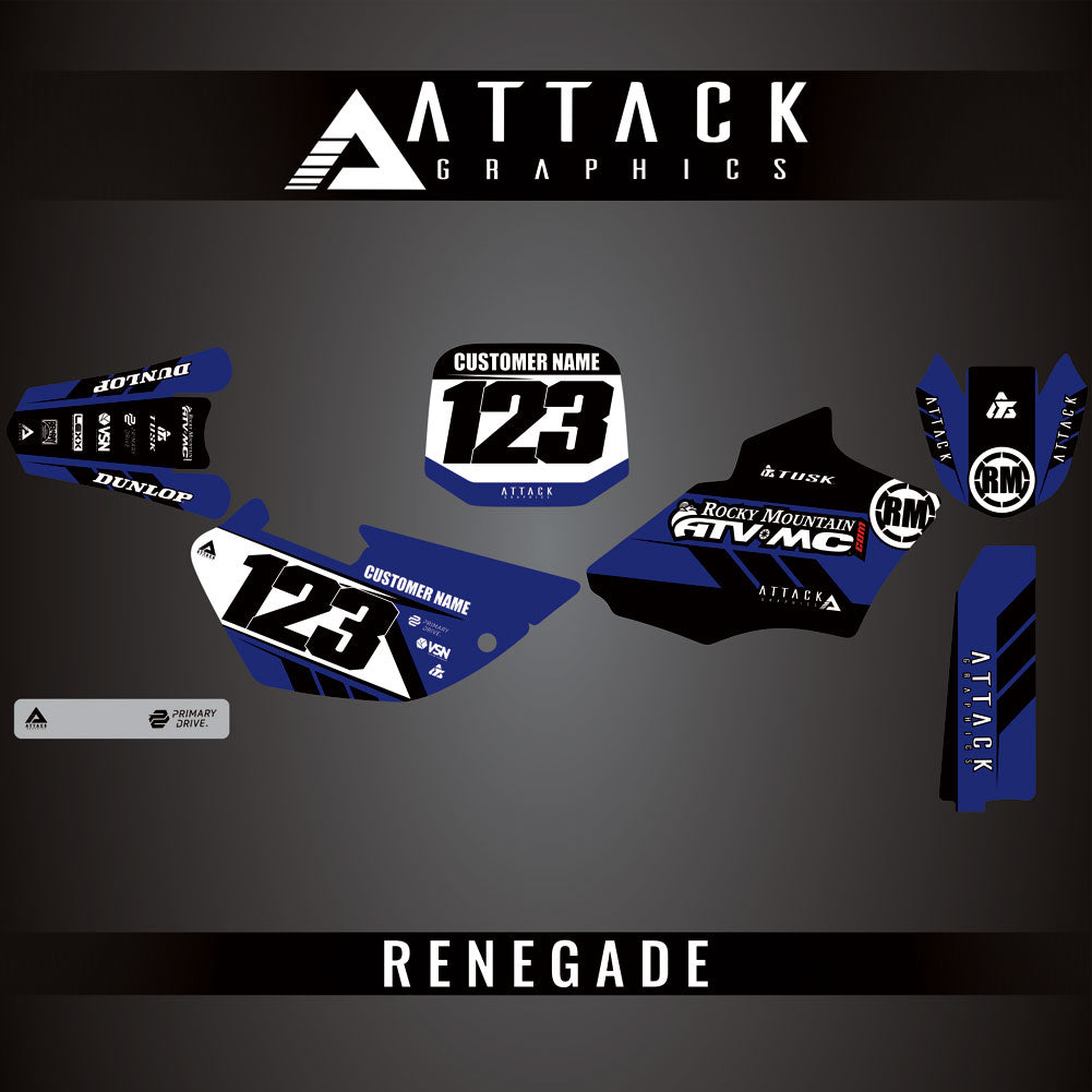 Attack Graphics Custom Renegade Complete Bike Graphics Kit#206979-P