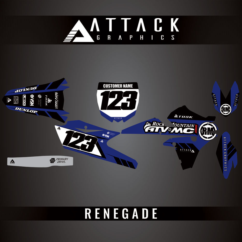 Attack Graphics Custom Renegade Complete Bike Graphics Kit#206979-P1