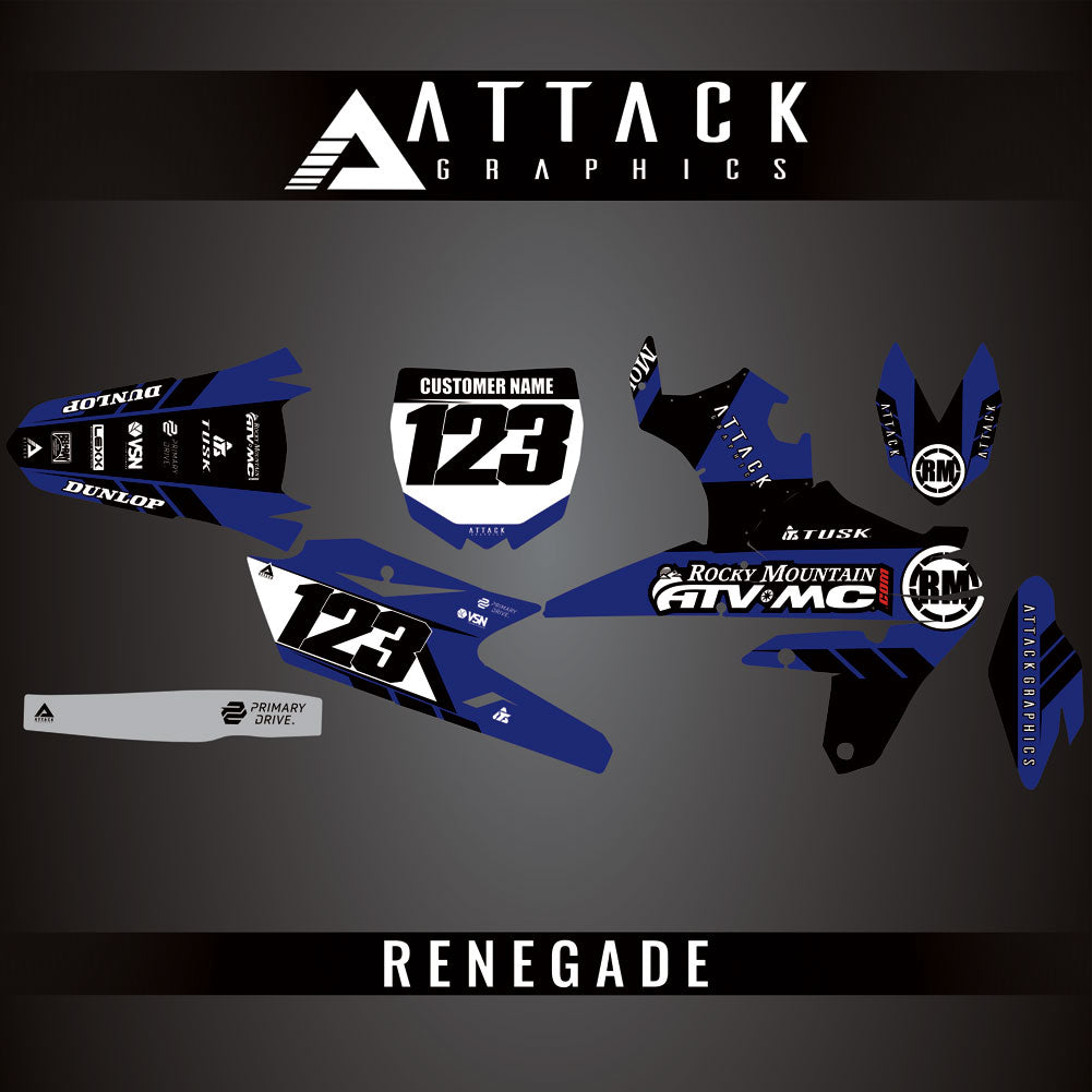 Attack Graphics Custom Renegade Complete Bike Graphics Kit#206979-P1