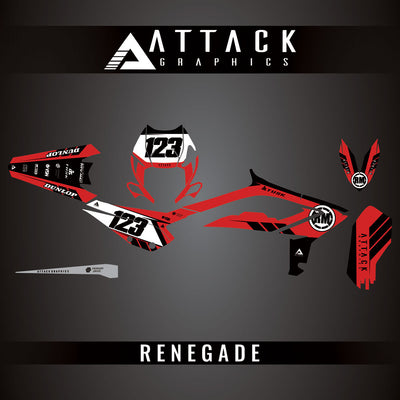 Attack Graphics Custom Renegade Complete Bike Graphics Kit#206979-P1