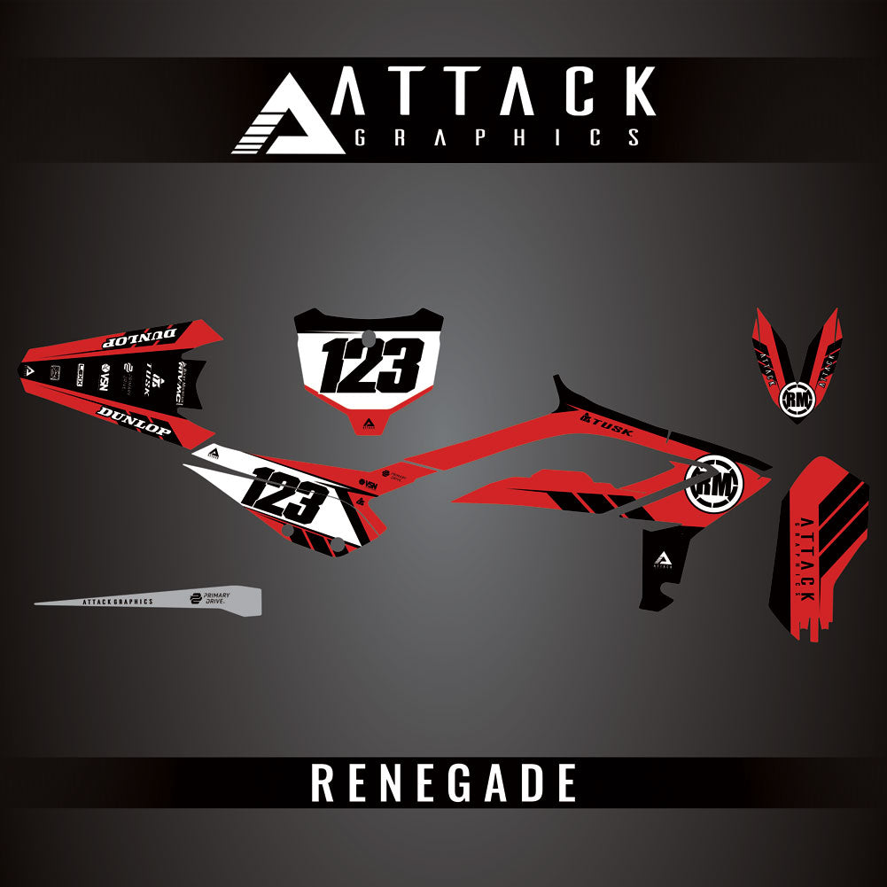 Attack Graphics Custom Renegade Complete Bike Graphics Kit#206979-P1