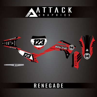 Attack Graphics Custom Renegade Complete Bike Graphics Kit#206979-P1