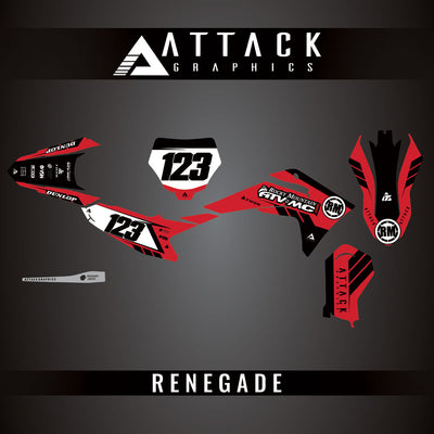 Attack Graphics Custom Renegade Complete Bike Graphics Kit#206979-P1