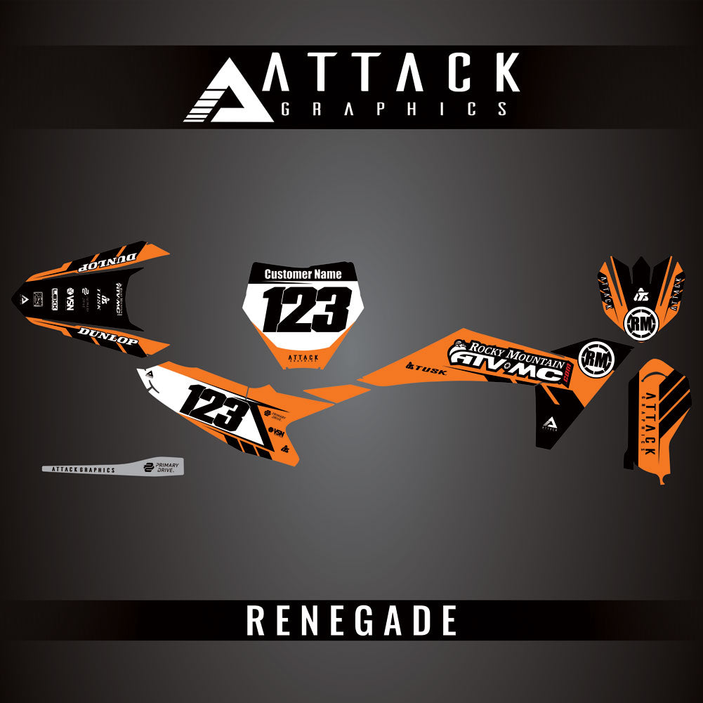 Attack Graphics Custom Renegade Complete Bike Graphics Kit#206979-P1