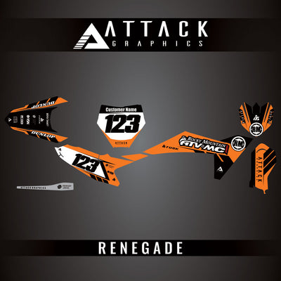 Attack Graphics Custom Renegade Complete Bike Graphics Kit#206979-P1