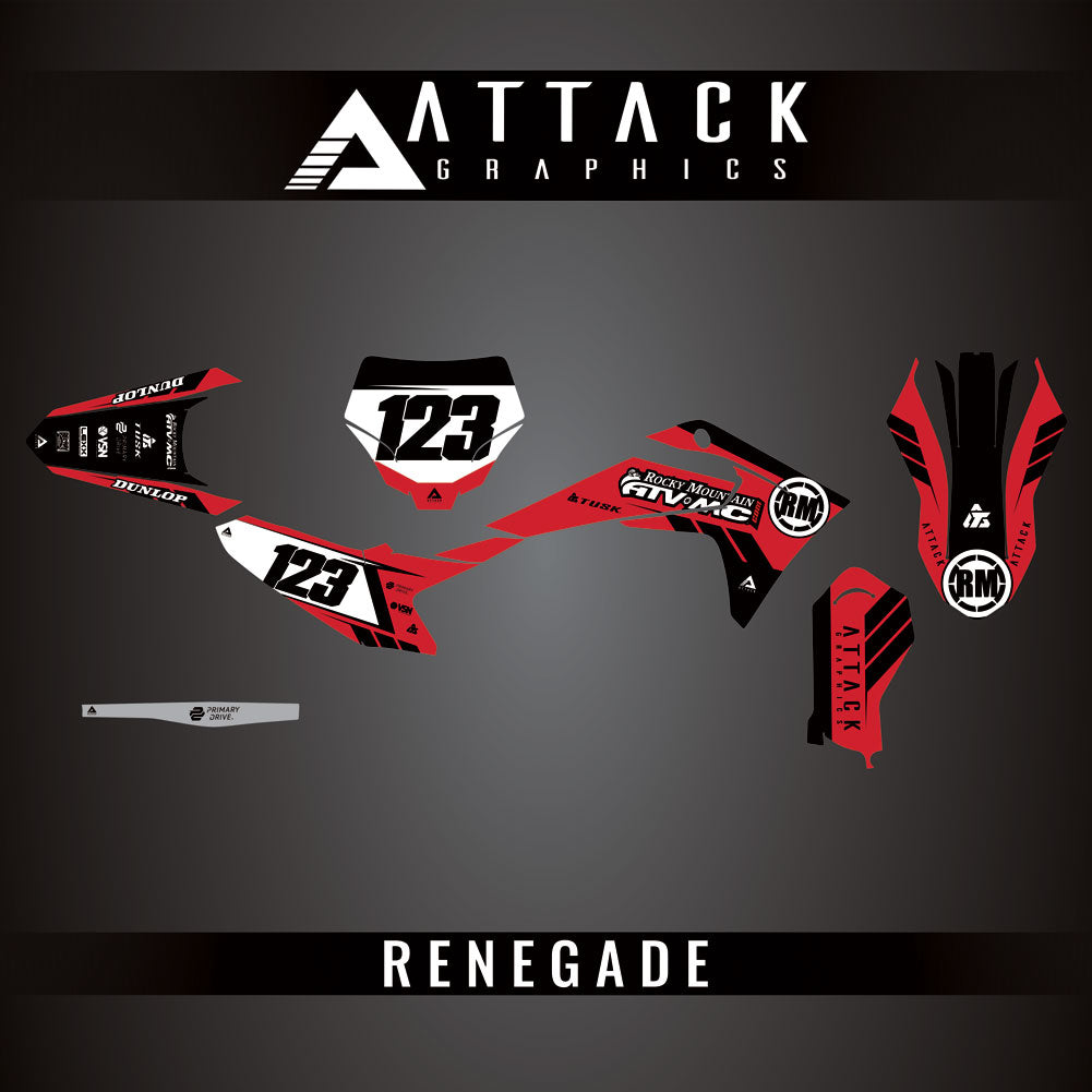 Attack Graphics Custom Renegade Complete Bike Graphics Kit#206979-P1