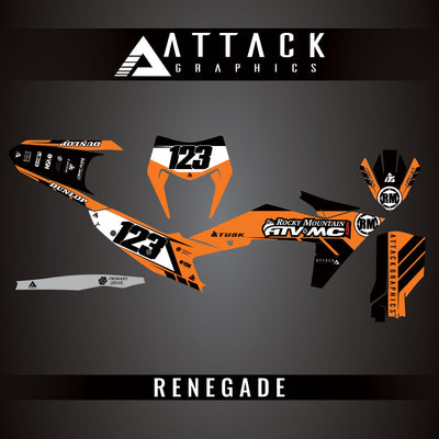 Attack Graphics Custom Renegade Complete Bike Graphics Kit#206979-P1