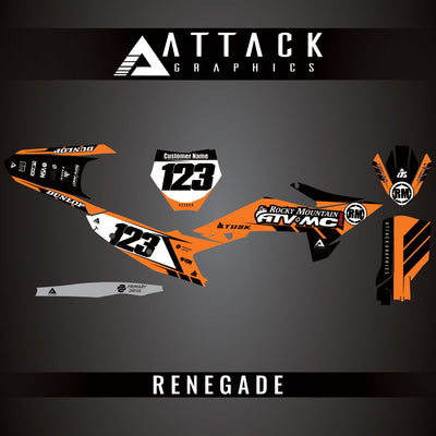 Attack Graphics Custom Renegade Complete Bike Graphics Kit#206979-P1