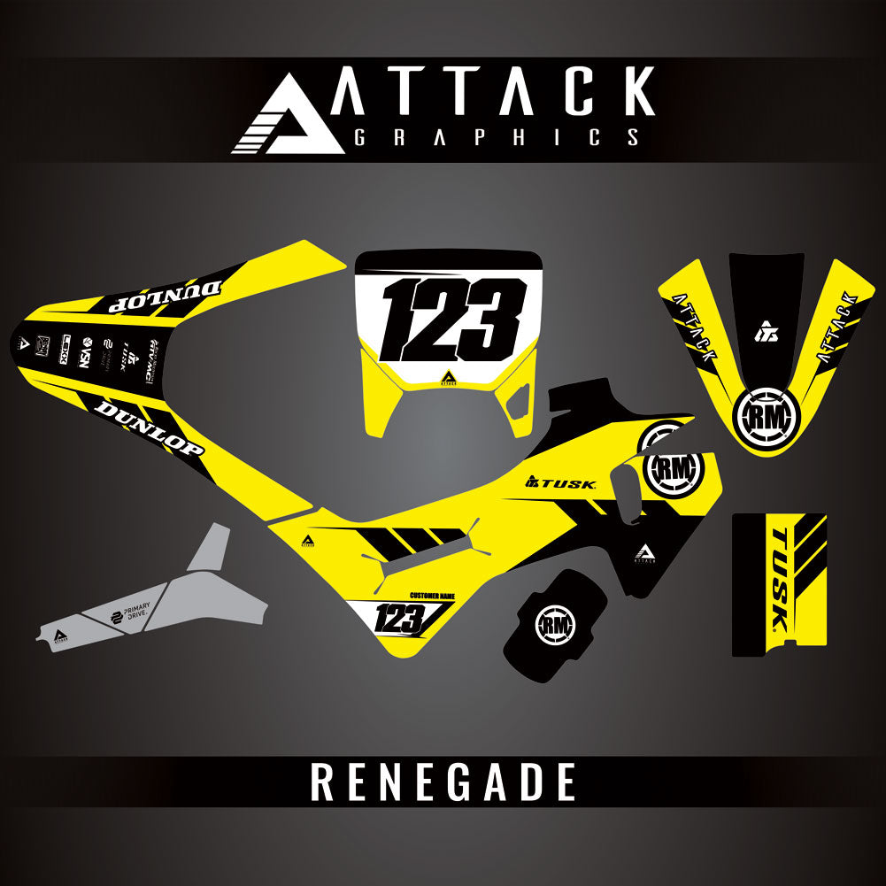 Attack Graphics Custom Renegade Complete Bike Graphics Kit#206979-P1