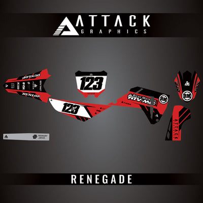 Attack Graphics Custom Renegade Complete Bike Graphics Kit#206979-P1