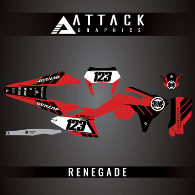 Attack Graphics Custom Renegade Complete Bike Graphics Kit#206979-P1