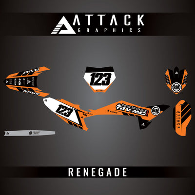 Attack Graphics Custom Renegade Complete Bike Graphics Kit#206979-P1