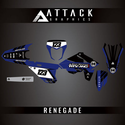 Attack Graphics Custom Renegade Complete Bike Graphics Kit#206979-P1