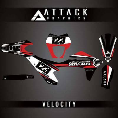 Attack Graphics Custom Velocity Complete Bike Graphics Kit#206982-P