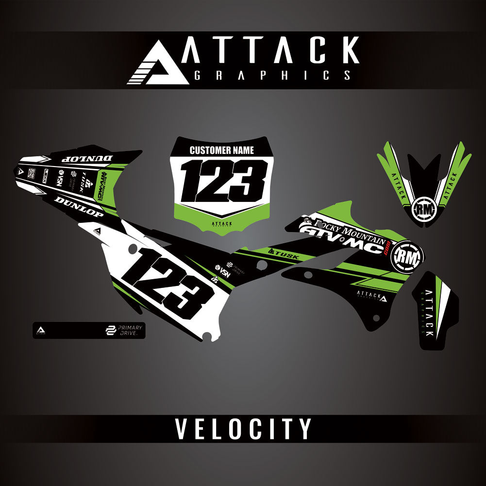 Attack Graphics Custom Velocity Complete Bike Graphics Kit#206982-P