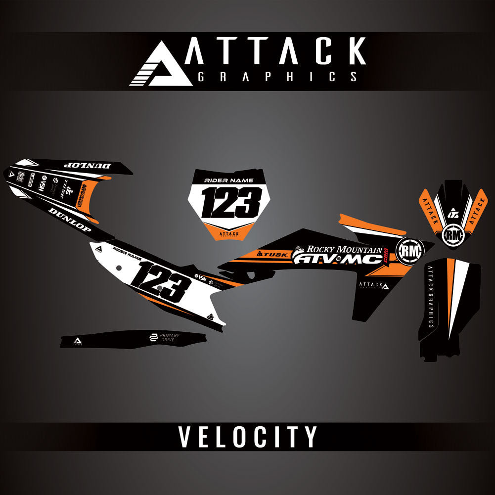 Attack Graphics Custom Velocity Complete Bike Graphics Kit#206982-P