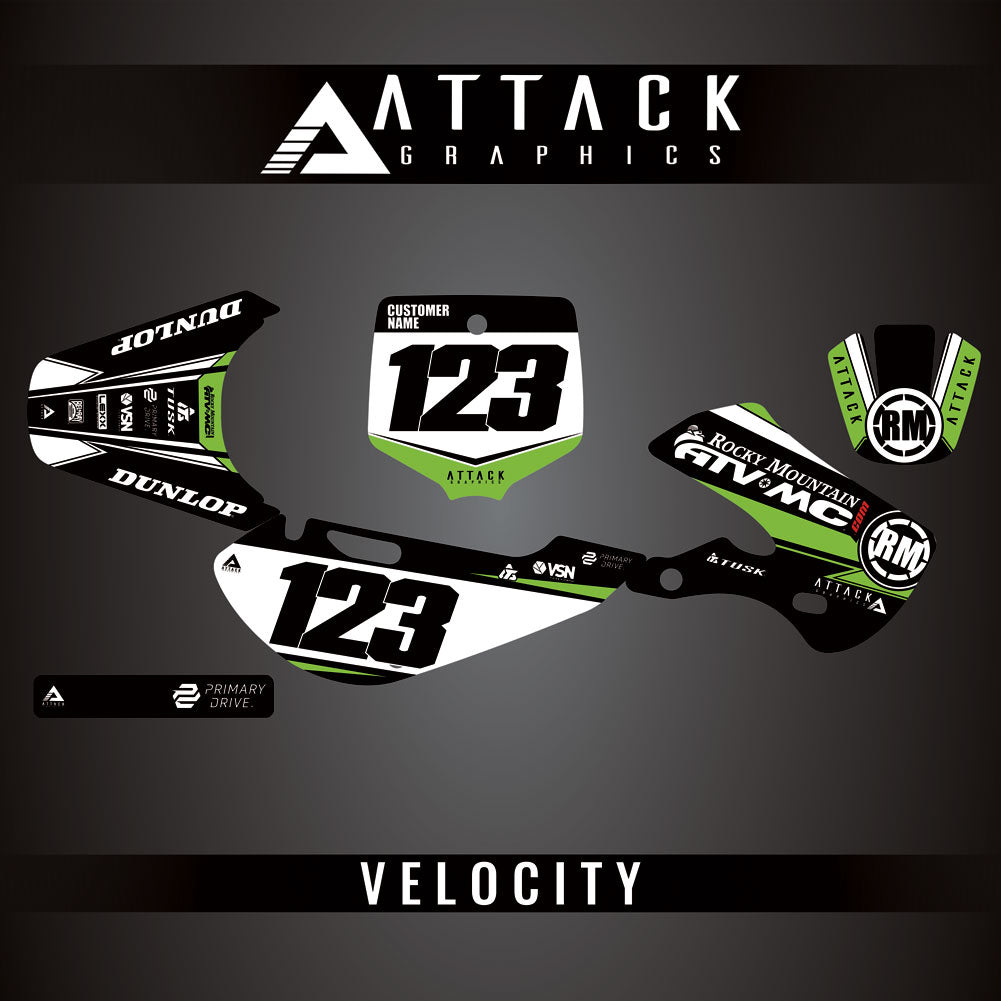 Attack Graphics Custom Velocity Complete Bike Graphics Kit#206982-P