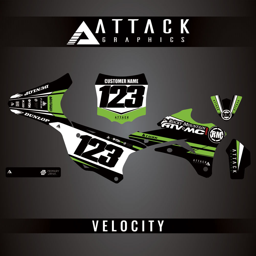 Attack Graphics Custom Velocity Complete Bike Graphics Kit#206982-P