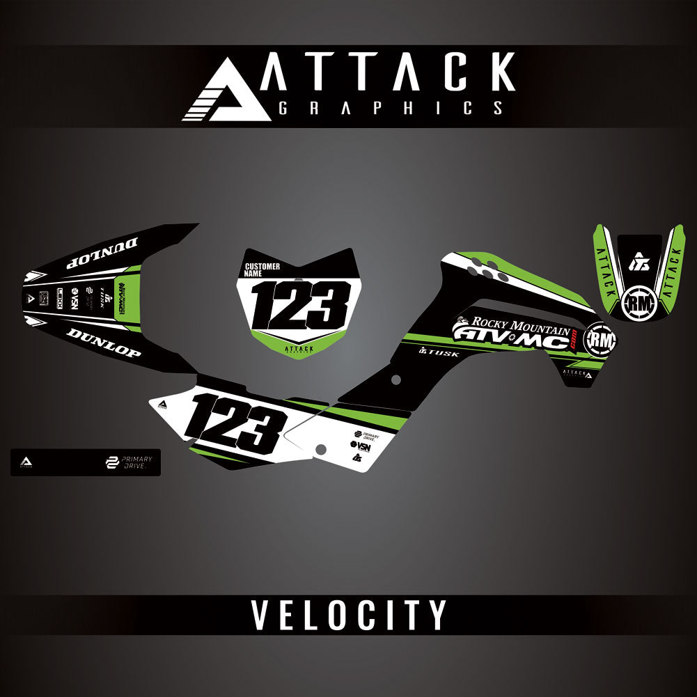 Attack Graphics Custom Velocity Complete Bike Graphics Kit#206982-P