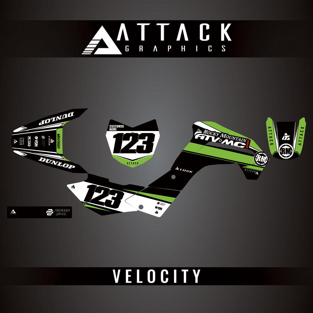 Attack Graphics Custom Velocity Complete Bike Graphics Kit#206982-P