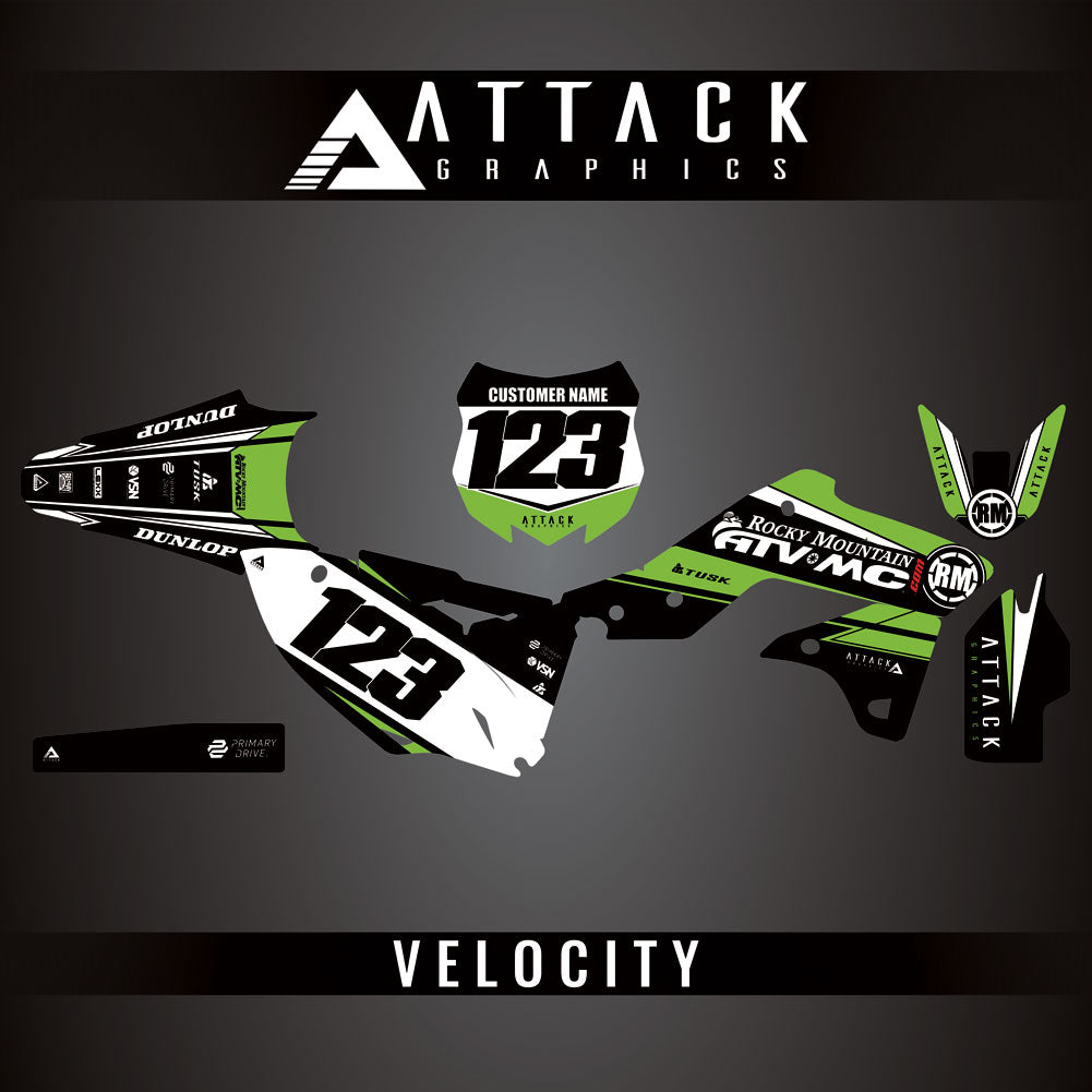 Attack Graphics Custom Velocity Complete Bike Graphics Kit#206982-P