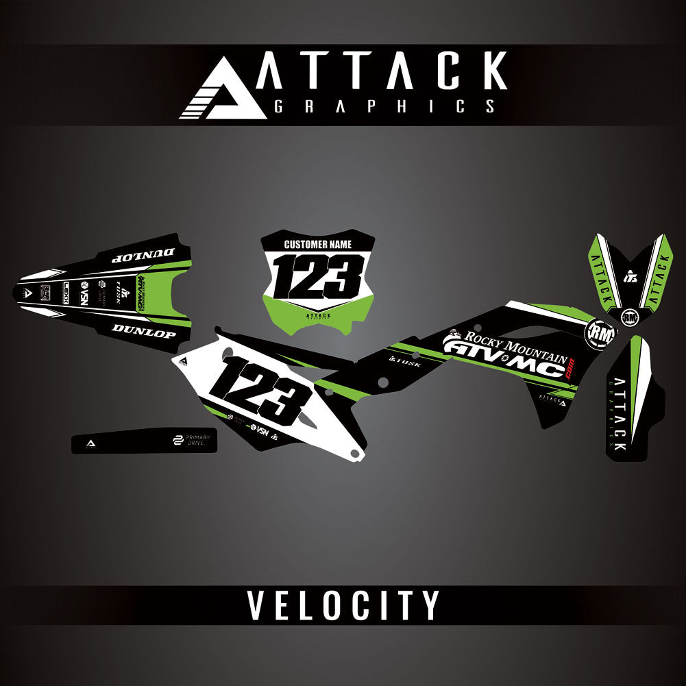 Attack Graphics Custom Velocity Complete Bike Graphics Kit#206982-P