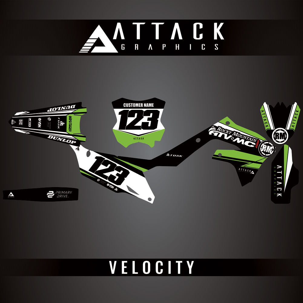 Attack Graphics Custom Velocity Complete Bike Graphics Kit#206982-P