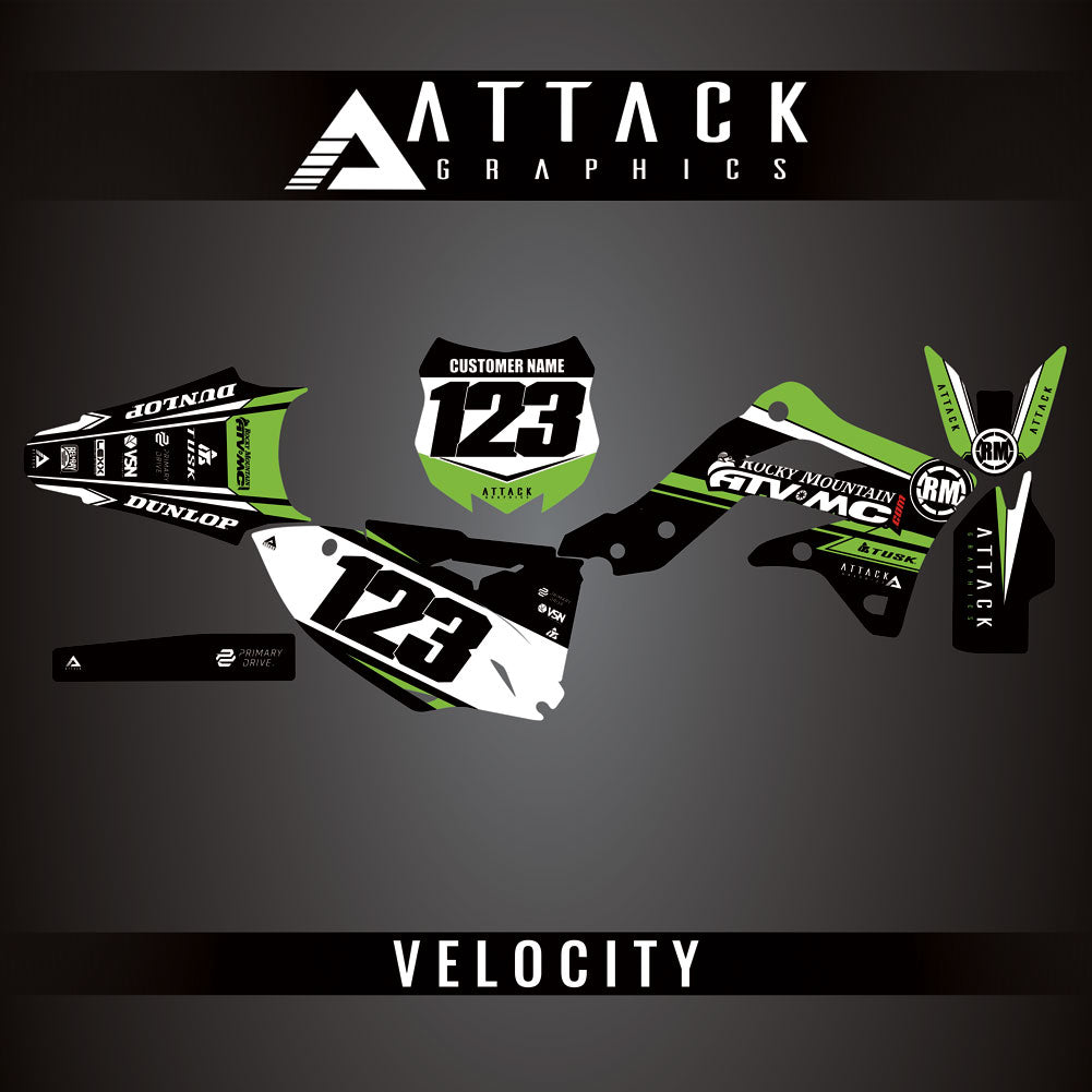 Attack Graphics Custom Velocity Complete Bike Graphics Kit#206982-P